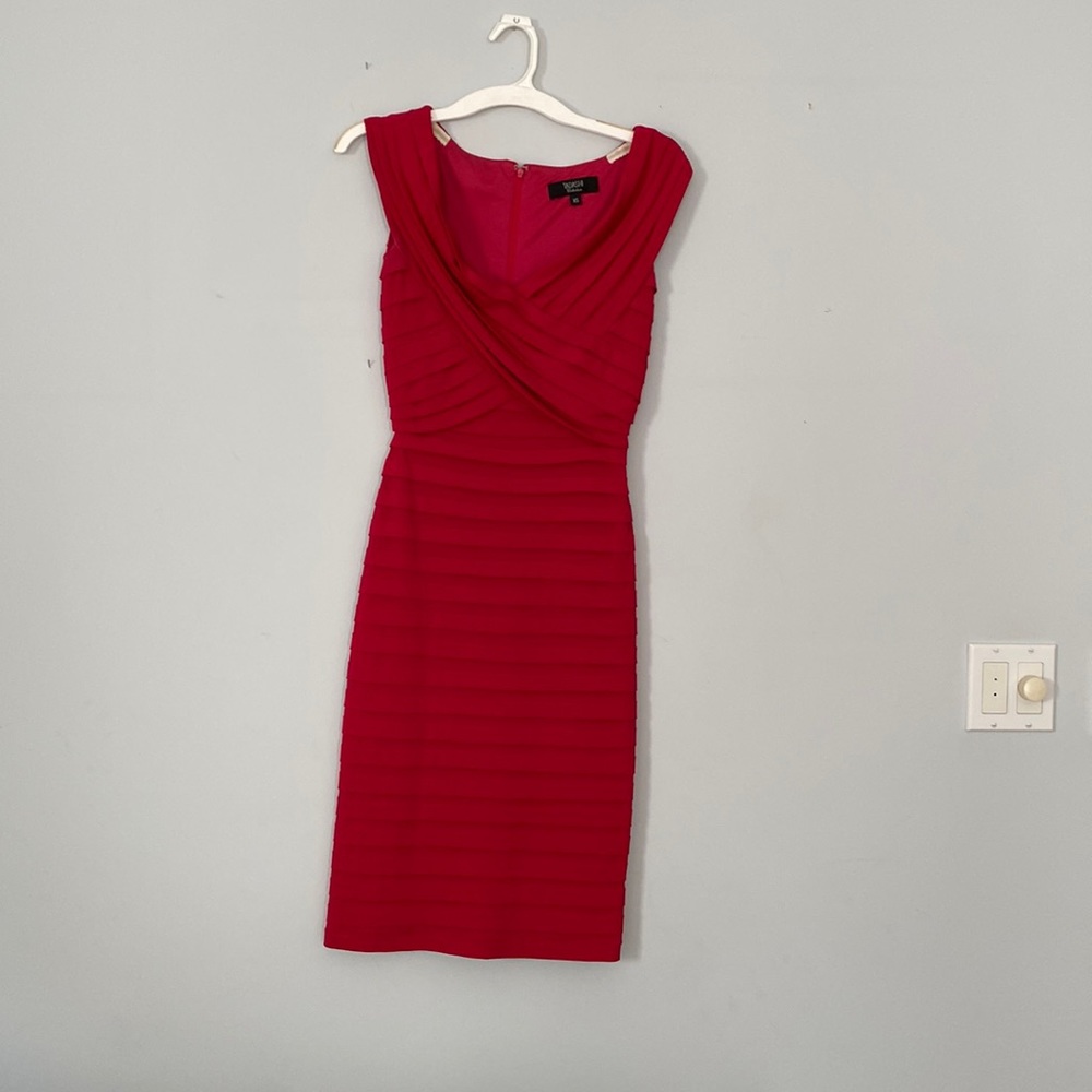 Tadashi magenta dress